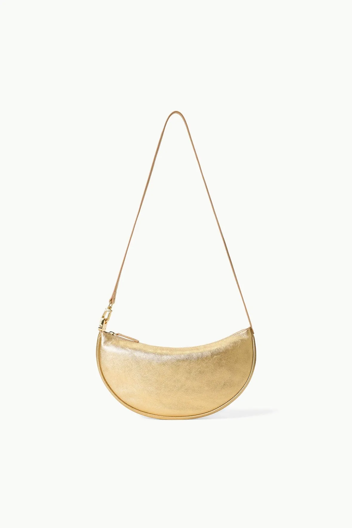 Crossbody<STAUD WALKER CROSSBODY BAG GOLD