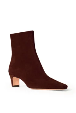 Boots|The Boot Shop<STAUD WALLY ANKLE BOOT  MAHOGANY SUEDE MAHOGANYSUEDE