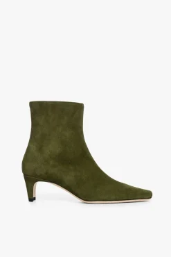 Boots|The Boot Shop<STAUD WALLY ANKLE BOOT   SUEDE OLIVE