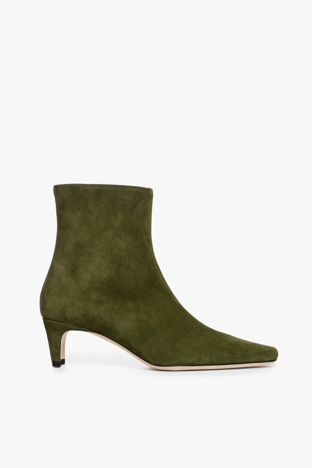 Boots|The Boot Shop<STAUD WALLY ANKLE BOOT SUEDE OLIVE