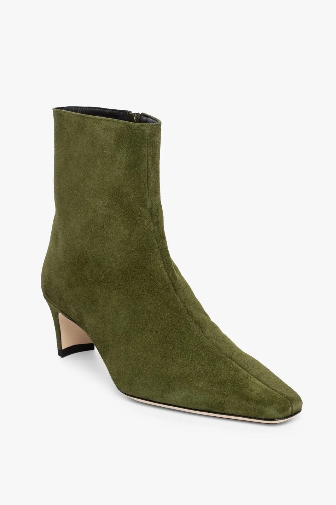 Boots|The Boot Shop<STAUD WALLY ANKLE BOOT SUEDE OLIVE