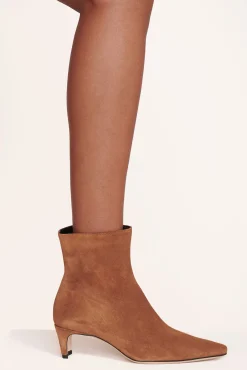 Boots|The Boot Shop<STAUD WALLY ANKLE BOOT  TAN SUEDE TANSUEDE