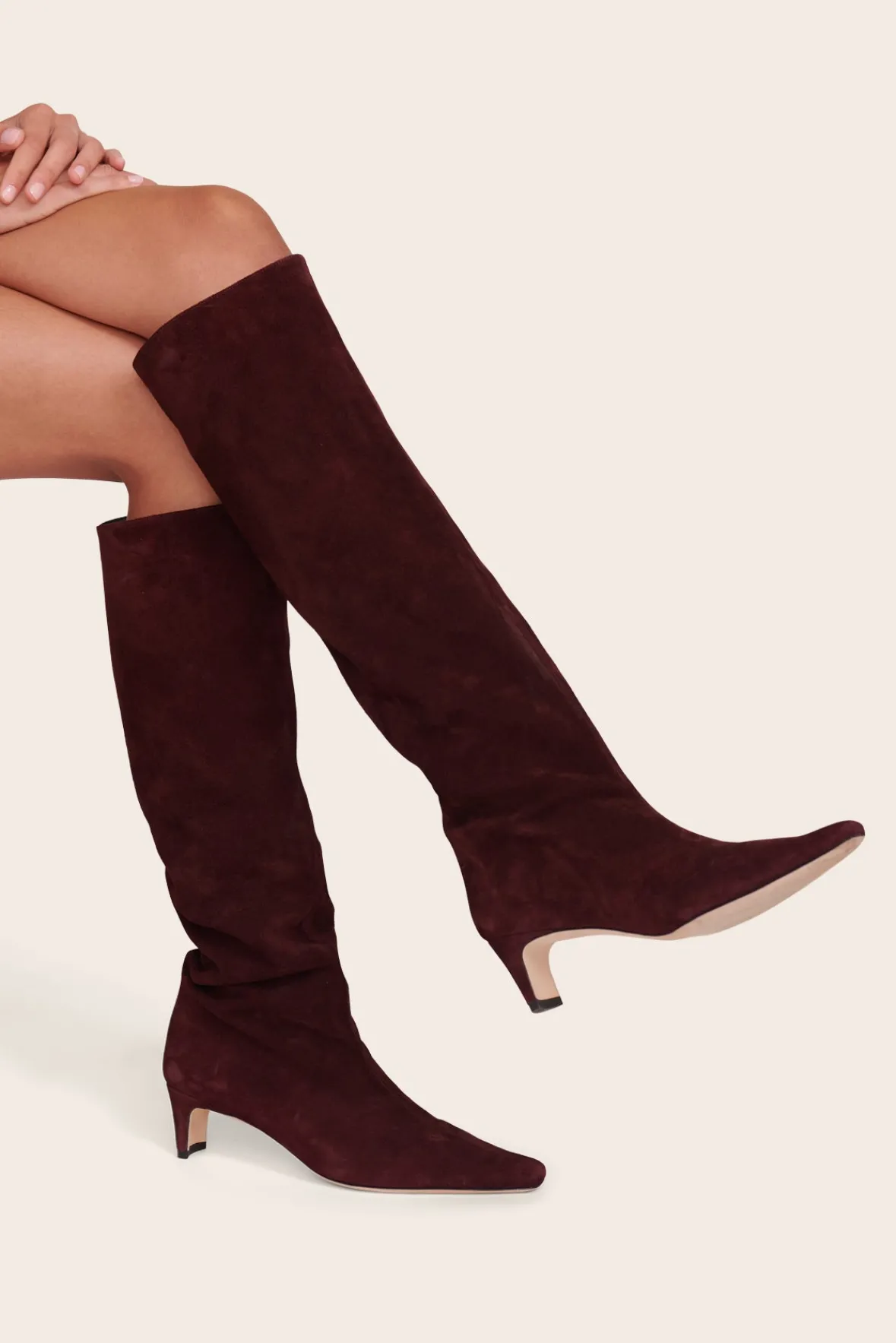 Boots|The Boot Shop<STAUD WALLY BOOT SUEDE PLUM