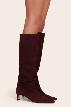 Boots|The Boot Shop<STAUD WALLY BOOT SUEDE PLUM