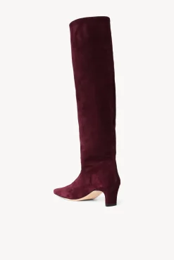 Boots|The Boot Shop<STAUD WALLY BOOT SUEDE PLUM