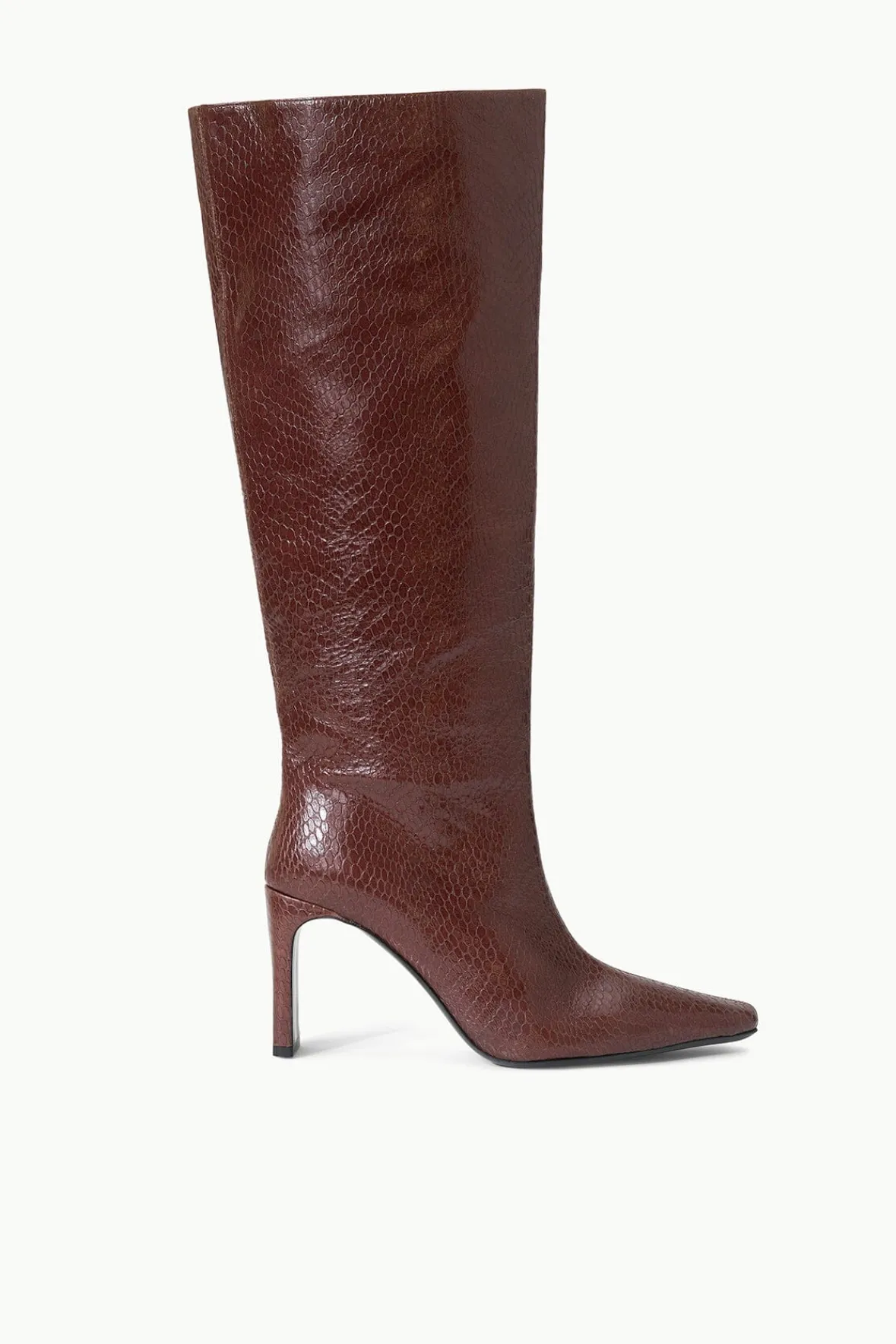 The Boot Shop|Boots<STAUD WALLY HIGH HEEL BOOT MAHOGANY
