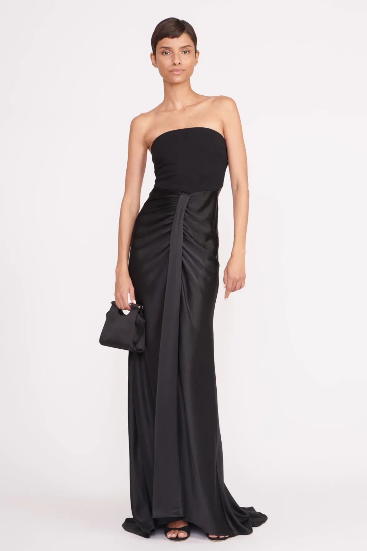 Dresses<STAUD WAYFARING DRESS BLACK