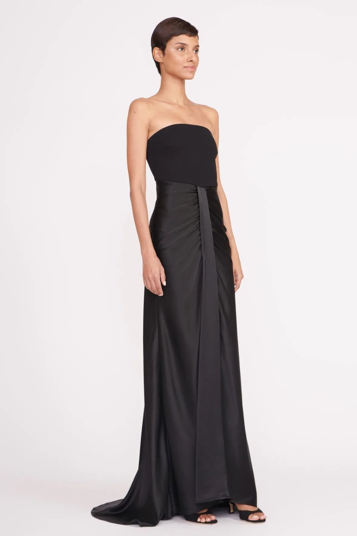 Dresses<STAUD WAYFARING DRESS BLACK