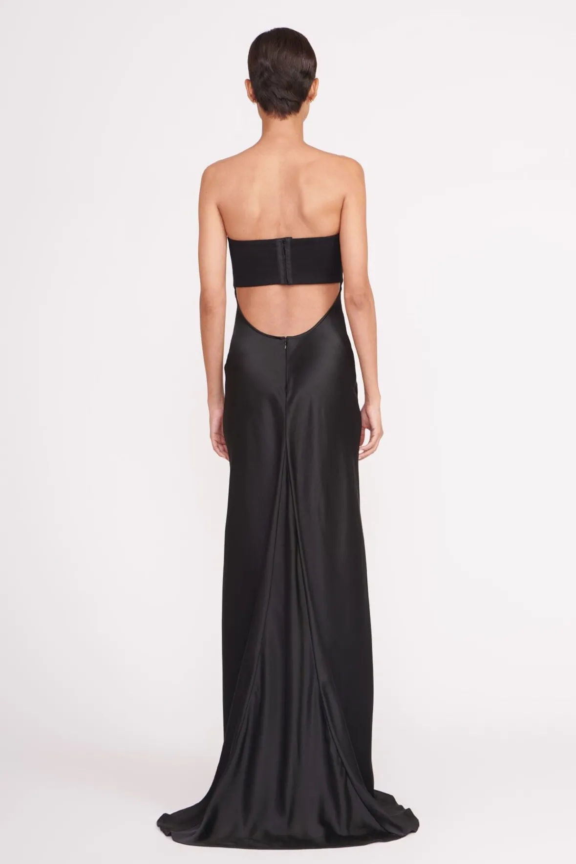 Dresses<STAUD WAYFARING DRESS BLACK