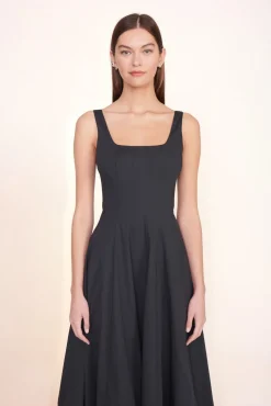 Best Sellers|Poplin Shop<STAUD WELLS DRESS   BLACK