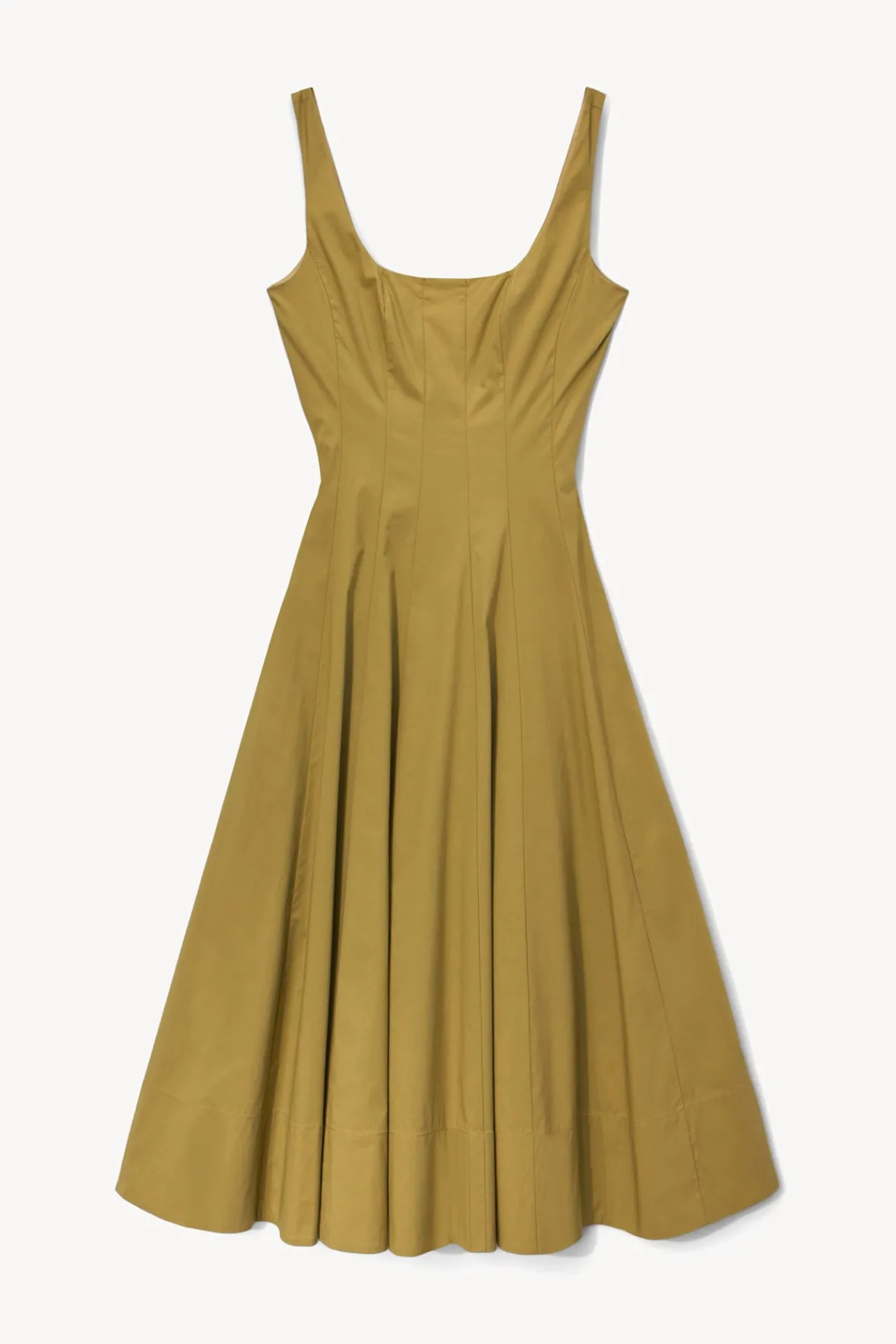 Poplin Shop<STAUD WELLS DRESS KHAKI
