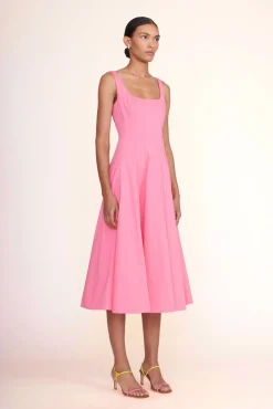 Poplin Shop<STAUD WELLS DRESS   PLUMERIA