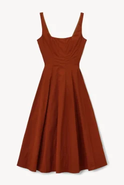 Poplin Shop|The Wells Dress<STAUD WELLS DRESS   TAN