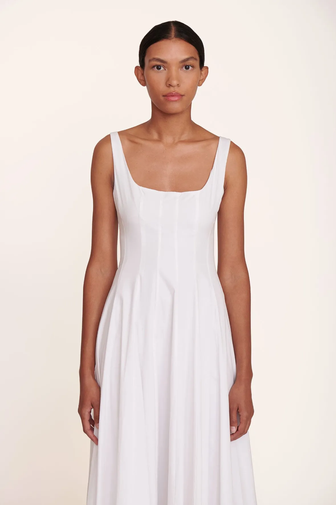 Best Sellers|Poplin Shop<STAUD WELLS DRESS WHITE