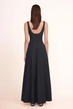 Poplin Shop|The Wells Dress<STAUD WELLS MAXI DRESS   BLACK