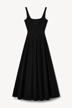 Poplin Shop|The Wells Dress<STAUD WELLS MAXI DRESS   BLACK