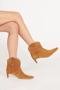 Boots|The Boot Shop<STAUD WESTERN WALLY ANKLE BOOT   TAN