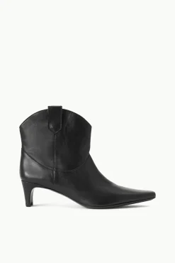 Boots|The Boot Shop<STAUD WESTERN WALLY ANKLE BOOT BLACK