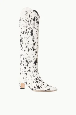 The Boot Shop|Boots<STAUD WESTERN WALLY BOOT  BLACK & WHITE HAIRCALF BLACK&WHITEHAIRCALF