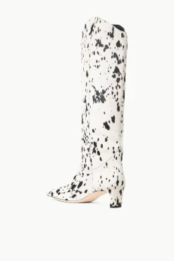 The Boot Shop|Boots<STAUD WESTERN WALLY BOOT  BLACK & WHITE HAIRCALF BLACK&WHITEHAIRCALF