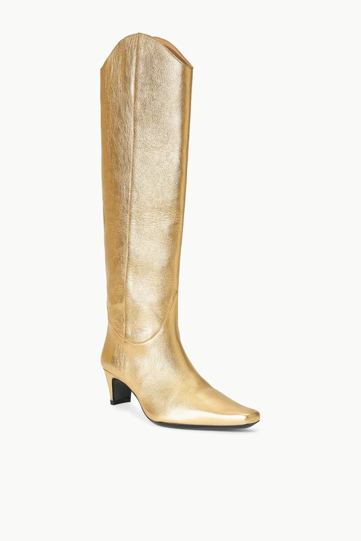 Boots<STAUD WESTERN WALLY BOOT GOLD