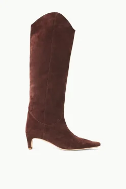 Boots|The Boot Shop<STAUD WESTERN WALLY BOOT MAHOGANY SUEDE MAHOGANYSUEDE
