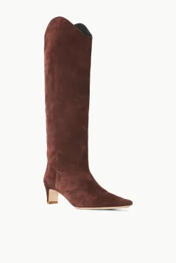Boots|The Boot Shop<STAUD WESTERN WALLY BOOT  MAHOGANY SUEDE MAHOGANYSUEDE
