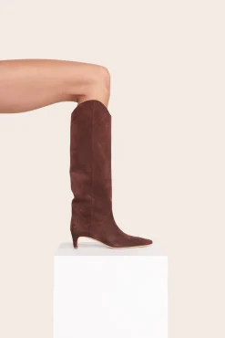 Boots|The Boot Shop<STAUD WESTERN WALLY BOOT  MAHOGANY SUEDE MAHOGANYSUEDE