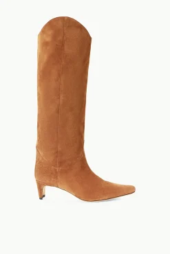 The Boot Shop|Boots<STAUD WESTERN WALLY BOOT  TAN SUEDE TANSUEDE