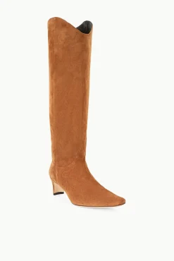 The Boot Shop|Boots<STAUD WESTERN WALLY BOOT TAN SUEDE TANSUEDE
