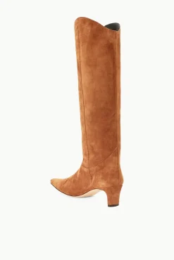 The Boot Shop|Boots<STAUD WESTERN WALLY BOOT TAN SUEDE TANSUEDE