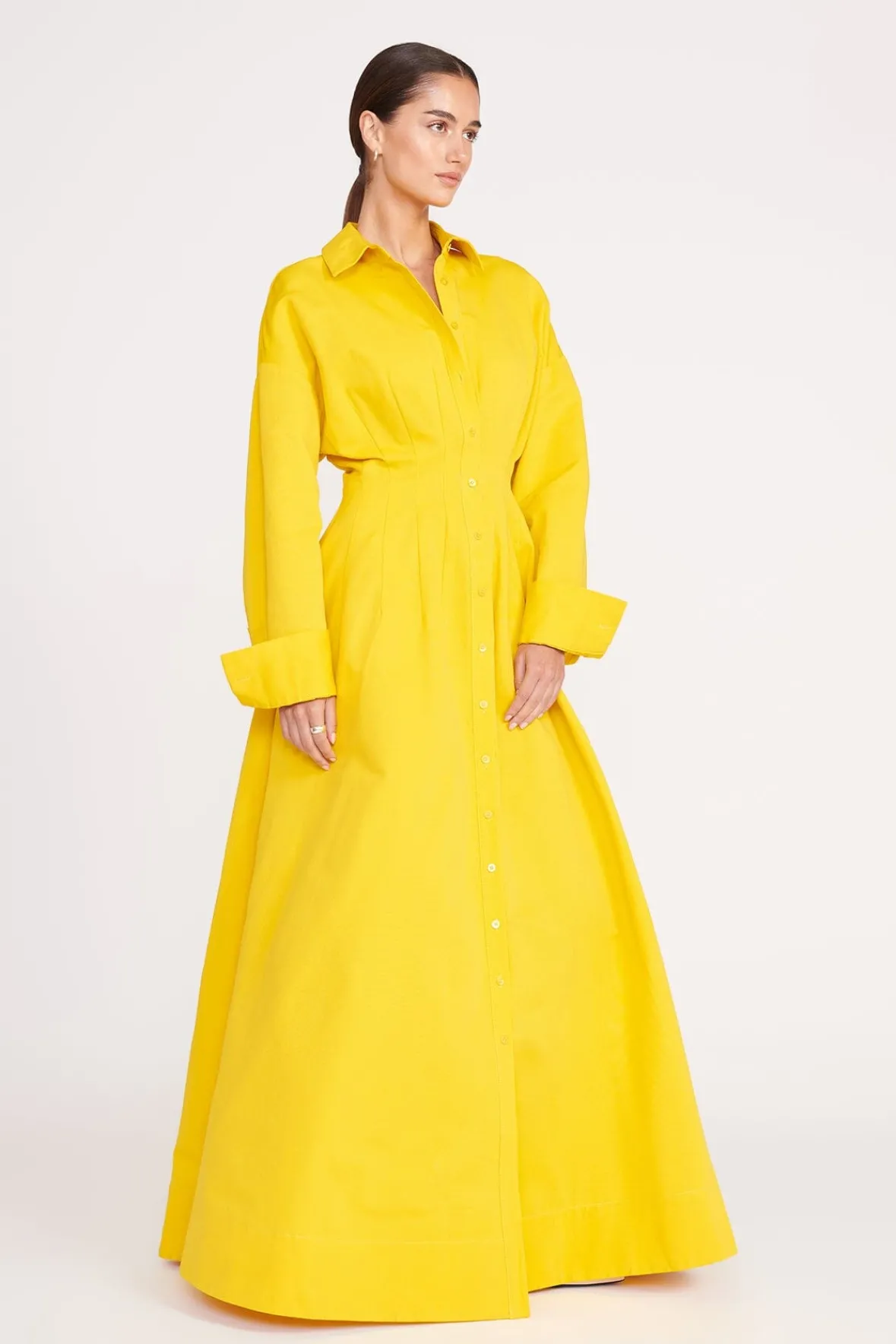 Dresses<STAUD WINONA DRESS HONEY