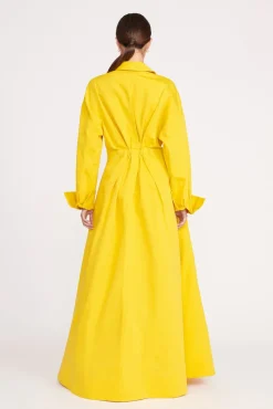 Dresses<STAUD WINONA DRESS HONEY