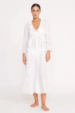 Cover-Ups<STAUD ZION DRESS WHITE