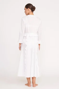 Cover-Ups<STAUD ZION DRESS WHITE