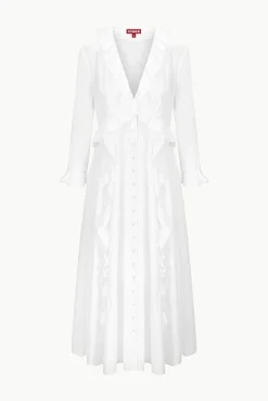 Cover-Ups<STAUD ZION DRESS WHITE