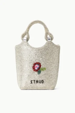 Crossbody|Beaded<STAUD ZOE BEADED BAG DIAMOND ROSE DIAMONDROSE