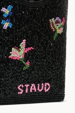 Crossbody|Beaded<STAUD ZOE BEADED BAG FIRST BLOOM NIGHT FIRSTBLOOMNIGHT