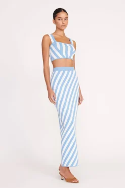 Tops<STAUD ZOLA TOP  BLUE SEASHORE STRIPE BLUESEASHORESTRIPE